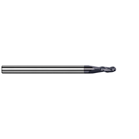 HARVEY TOOL End Mill for Exotic Alloys - Ball, 0.0780" (5/64), Shank Dia.: 1/8" 944278-C6